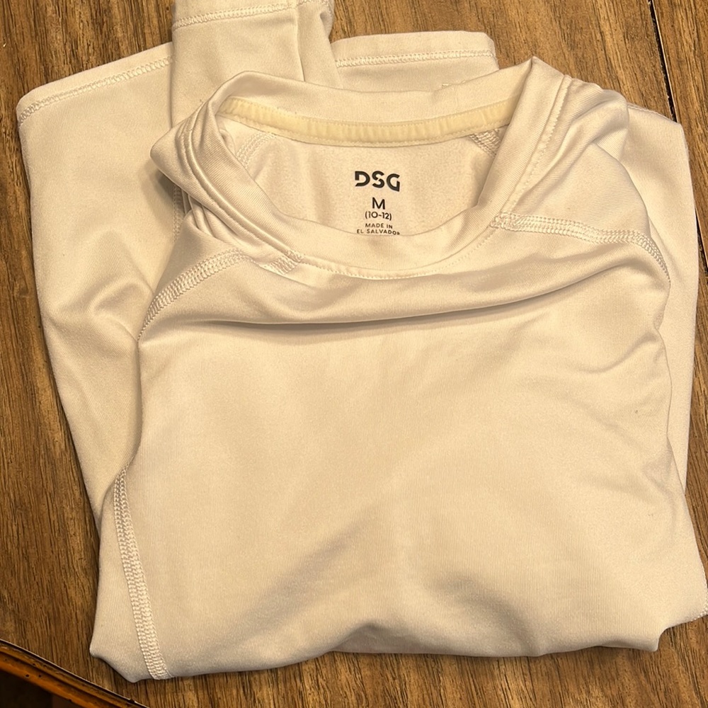 🔥🔥🔥Girls White Thermal DSG long sleeve shirt
